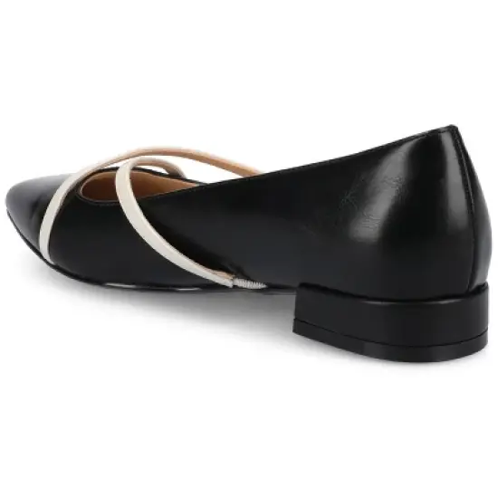 Journee Women's Camby Medium and Wide Width Dress Flats image {6}
