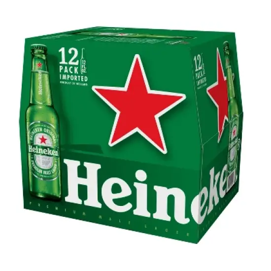 Heineken Original Lager Beer - 12pk/12 fl oz Bottles image {5}