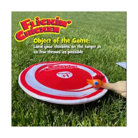 University Games Flickin Chicken Toss Game set image {8}