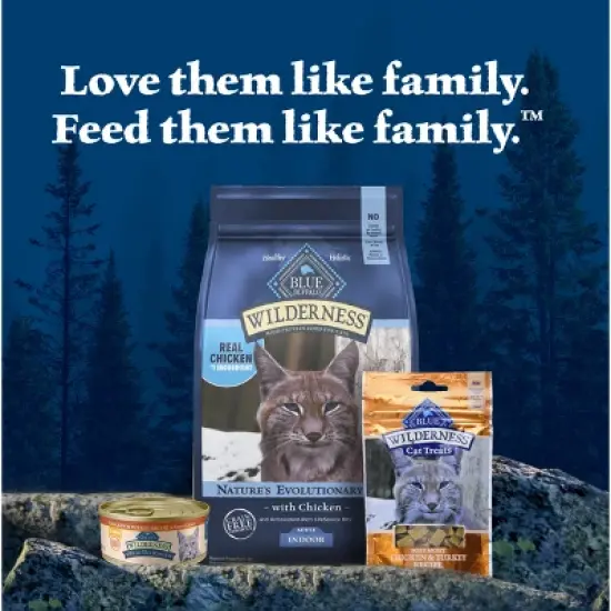 Blue Buffalo Wilderness Wild Delights High Protein Grain Free Natural Adult Flaked Wet Cat Food with Chicken & Turkey - 5.5oz image {8}