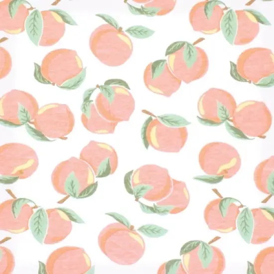 Hudson Baby Girls Cotton Changing Pad Cover, Peach, One Size image {1}