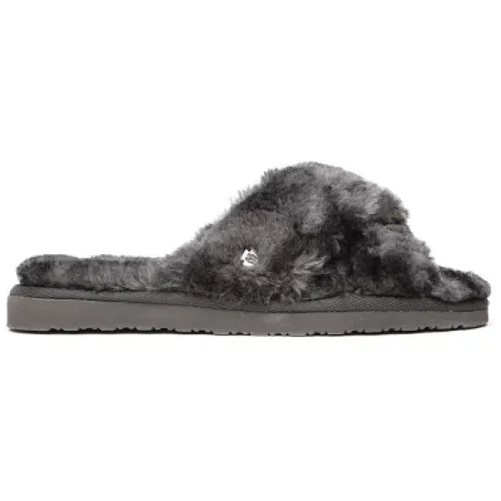 Minnetonka Women's Faux Fur Lilly Slide Slipper image {2}