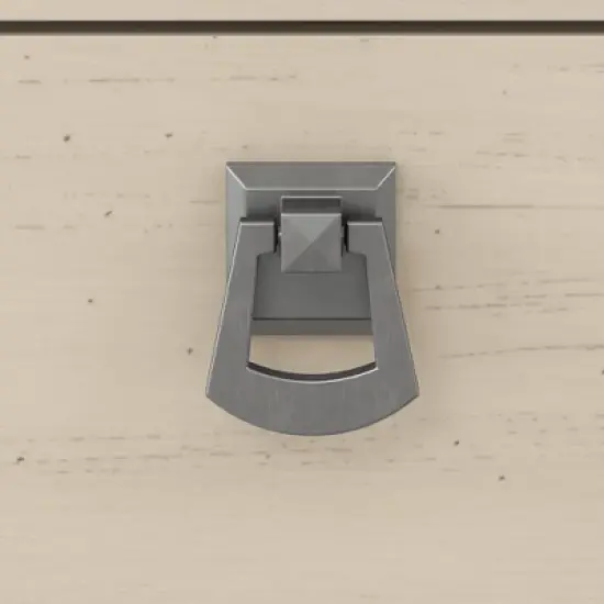 Salinas 2 Drawers File Cabinet In Antique White - Bush Furniture image {3}