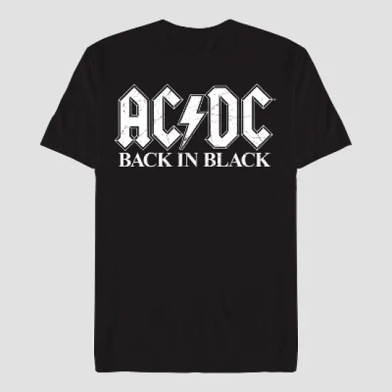 Men's Epic Rights ACDC Short Sleeve Graphic T-Shirt - Black image {2}