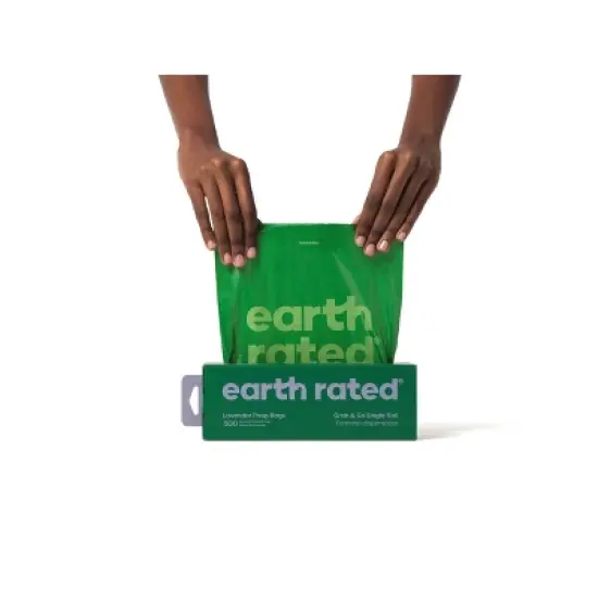Earth Rated Lavender Scent Large Single Roll Waste Dog Disposal Bags - 300ct image {1}