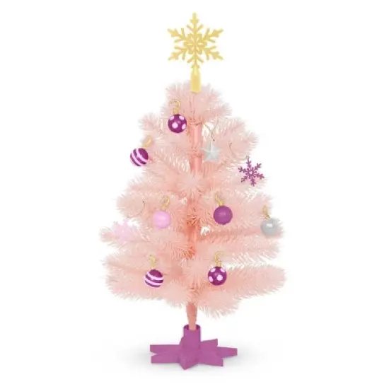 Our Generation Snowflakes & Sparkles Pink Holiday Tree Accessory Set for 18" Dolls image {2}