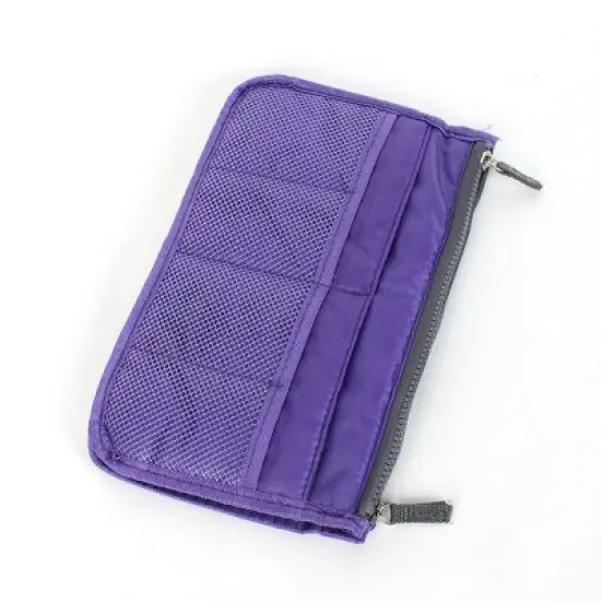 Unique Bargains Portable Cosmetic Makeup Storage Handbag image {5}