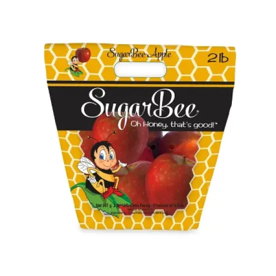 Fresh Sugarbee Apples - 2lb Bag image {3}