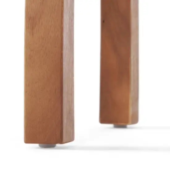 Selma 3pc Acacia Wood Rocking Chair w/ Cushion & Acacia Side Table - Teak - Christopher Knight Home image {5}