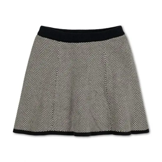 Hope & Henry Girls' Long Sleeve Cardigan and Skirt Sweater Set with Trim, Kids image {3}