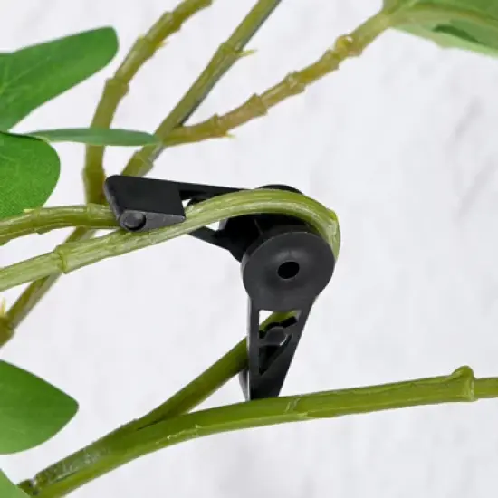 Unique Bargains Durable Plastic Adjustable Weather Resistant Plant Clips image {4}