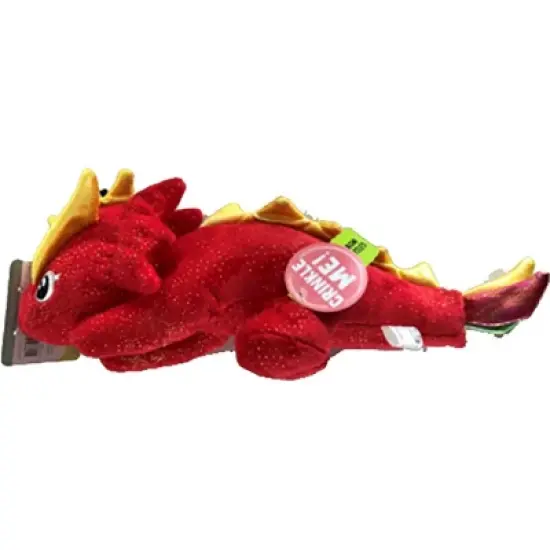 Snugarooz Fire The Dragon Plush Dog Toy image {1}