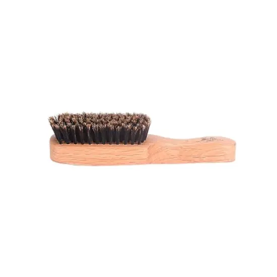 Bass Brushes - Men's Hair Brush Wave Brush 100% Pure Premium  Natural Boar Bristle SOFT Genuine Natural Wood Handle Classic Club/Wave Style Oak Wood image {4}