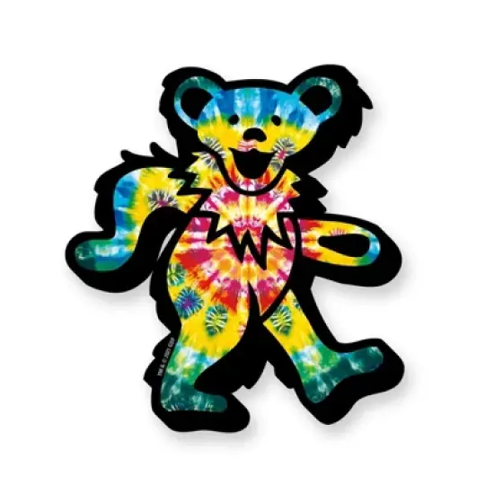 Aquarius Puzzles Grateful Dead Tie-Dyed Dancing Bear Funky Chunky Magnet image {3}
