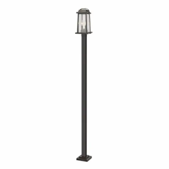 Z-Lite Millworks 2 - Light Post Light in  Oil Rubbed Bronze image {1}