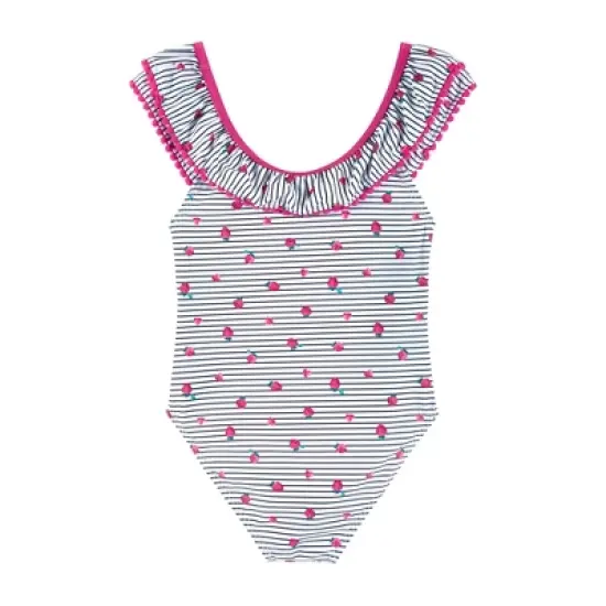 Andy & Evan Toddler  One-Piece Swimsuit White, Size 3T image {1}