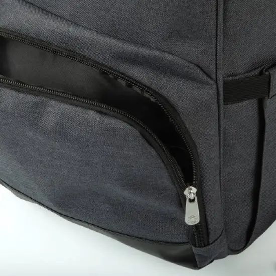 MLB Baltimore Orioles On The Go Roll-Top Cooler Backpack - Heathered Gray image {4}