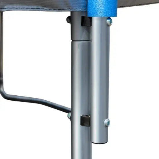 Whisen 16 ft. Trampoline with Basketball Hoop, Outdoor Trampolines w/Ladder and Safety Enclosure Net image {5}