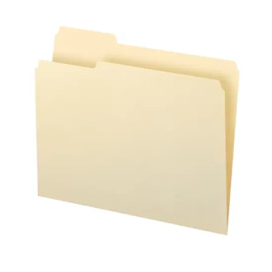 Smead File Folder, Letter, 1/3-Cut Tab Right Position, Letter Size, Manila, 100 Per Box (10333) image {2}