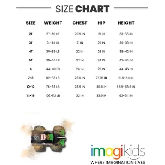 Monster Jam Son-uva Digger Zombie Grave Digger Cosplay T-Shirt and Mesh Shorts Outfit Set Toddler to Big Kid image {6}