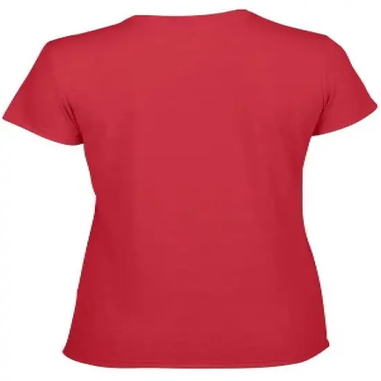 Gildan Missy Fit Womens X-Small Adult Performance Short Sleeve T-Shirt, Red image {4}