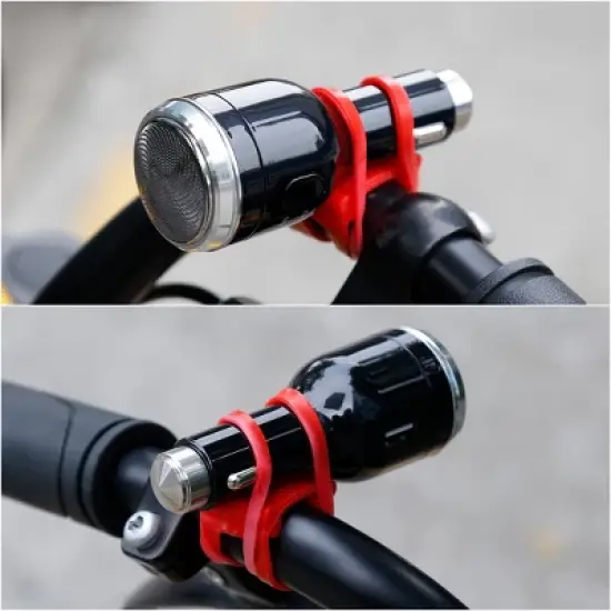 Unique Bargains Bike Silicone Mount Band Cycling Bicycle Strap Replacement 5 Pcs image {1}