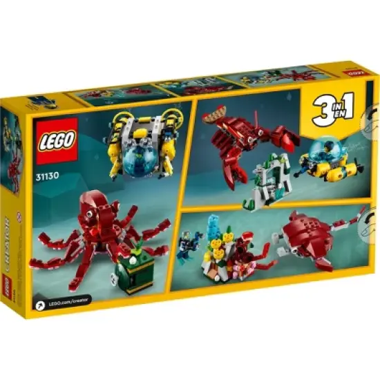 LEGO Creator 3 in 1 Sunken Treasure Mission Octopus Set 31130 image {3}