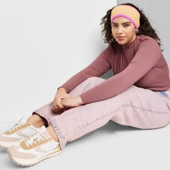 Women's Long Sleeve Mock Neck T-Shirt - Wild Fable&trade; image {6}