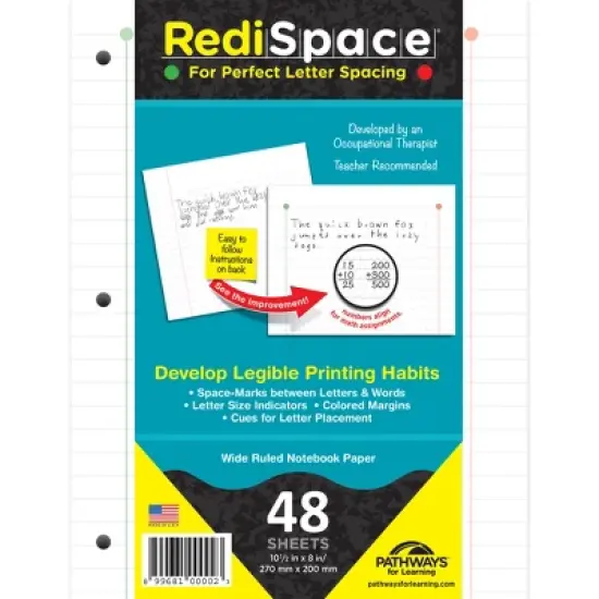 Pathways For Learning RediSpace&reg; Notebook Filler Paper, 48 Sheets Per Pack, 3 Packs image {1}