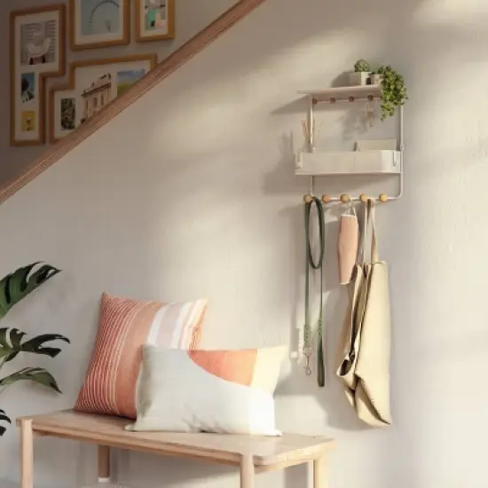 Umbra Antique Shelf With Hooks image {7}