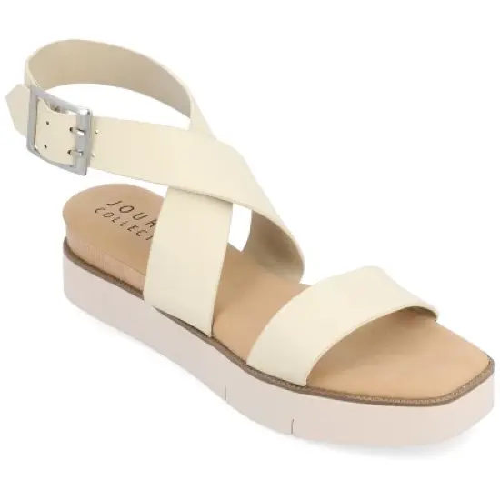 Journee Collection Womens Havalee Tru Comfort Foam Buckle Platform Sandals image {12}