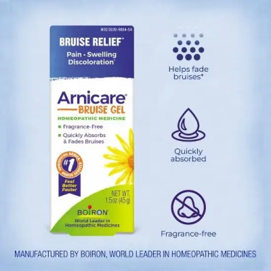 Arnicare Bruise Gel by Boiron Homeopathic Medicine For Bruise Relief  -  1.5 oz Gel image {6}