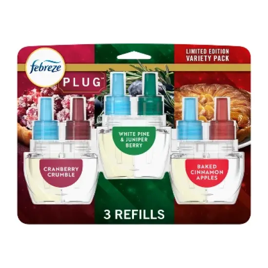 Febreze Plug Triple Air Freshener Refills - Mixed Winter - 2.63 fl oz/3ct image {10}