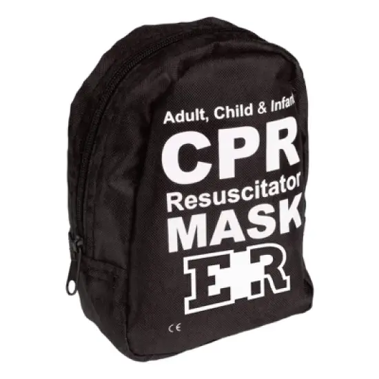 Adult & Infant CPR Mask Combo Kit &ndash; Tactical Black image {1}