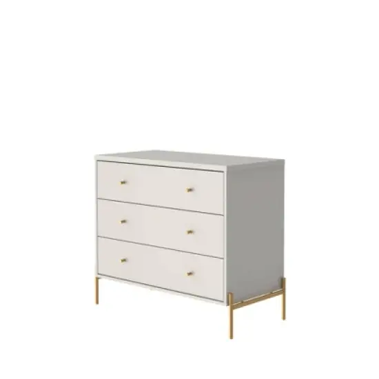 Jasper 3 Drawer Dresser - Manhattan Comfort image {4}
