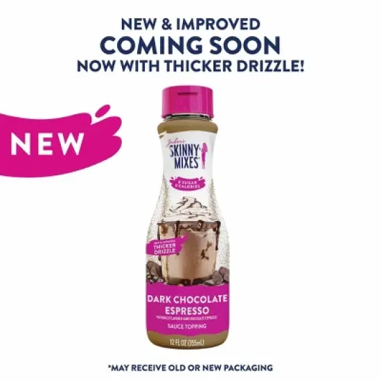 Jordan's Skinny Mixes Sugar Free Dark Chocolate Espresso Sauce Topping - 12 fl oz image {7}
