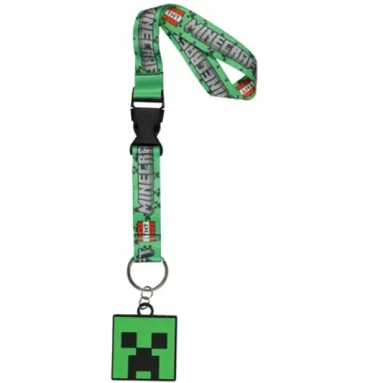 Minecraft Creeper Wrist Hand Lanyard For Keys Wallet image {4}