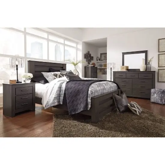 Brinxton Nightstand - Black - Signature Design by Ashley image {4}