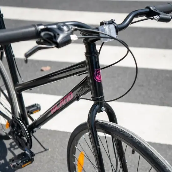 HILAND Velo 700C Hybrid Bike, City Bicycle for Men Women image {11}