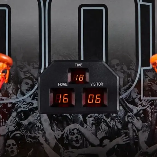 Rally and Roar Indoor Home 2 Player Hoop Dual Shootout Basketball Arcade Game with Preset Games, LED Scoreboard, Side Netting, 3 Basketballs and Pump image {5}