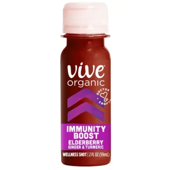 Vive Organic Immunity Boost Elderberry, Ginger & Turmeric Wellness Shot - 2 fl oz image {10}