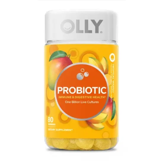 OLLY Probiotic Gummies - Tropical Mango - 80ct image {7}