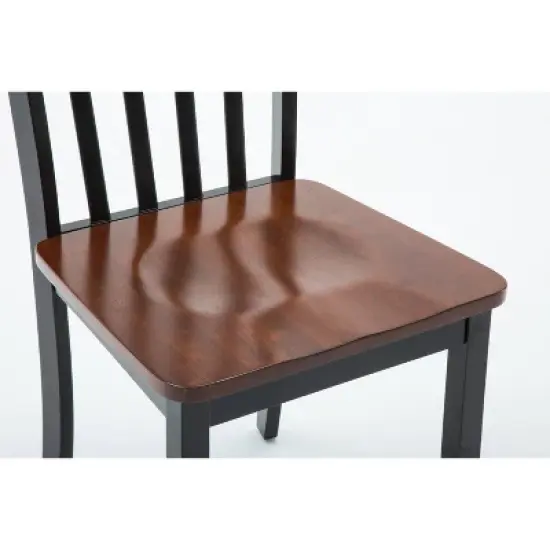 Bloomington Dining Chairs Black And Cherry (Set Of 2) - Boraam image {3}
