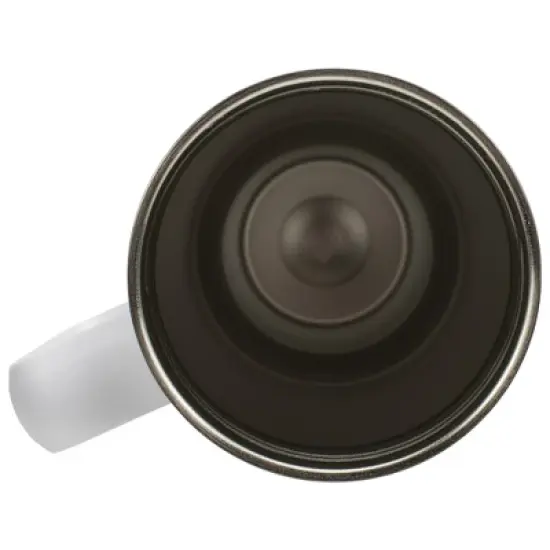 100 North 40 Ounce Stainless Steel Double Wall Insulated Glitter Travel Tumbler With Handle, Straw, and Lid, Schnauzer Dog White image {2}