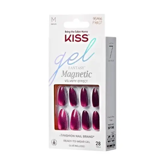 KISS Products Gel Fantasy Magnetic Fake Nails - Stream - 31ct image {7}