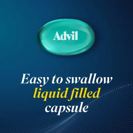 Advil Pain Reliever/Fever Reducer Liqui-Gel Minis - Ibuprofen (NSAID) image {8}