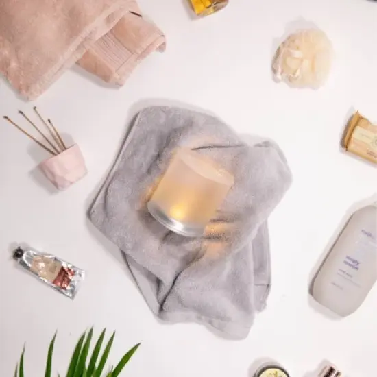 Luci Candle Lit Solar LED Outdoor Lantern Amber image {5}