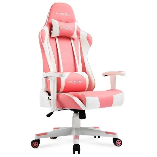 Gaming Office Chair PU Leather with Adjustable Headrest and Lumbar Pillow - GTRACING image {11}