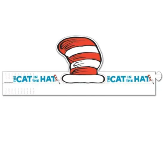 Eureka&reg; Dr. Seuss&trade; Cat's Hat Wearable Cut Out Hats, 32 Per Pack image {1}