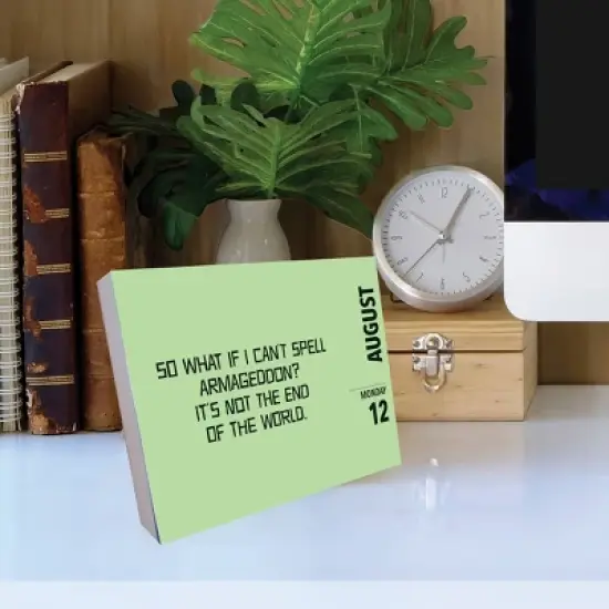 Willow Creek Press 2024 Daily Desk Calendar 5.2"x6.2" Bad Dad Jokes image {3}